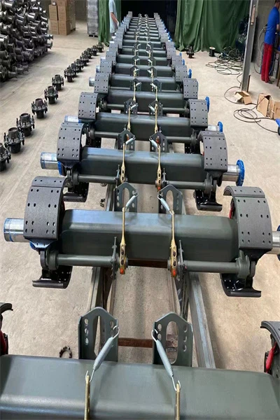 Essieu à la remorque à basse